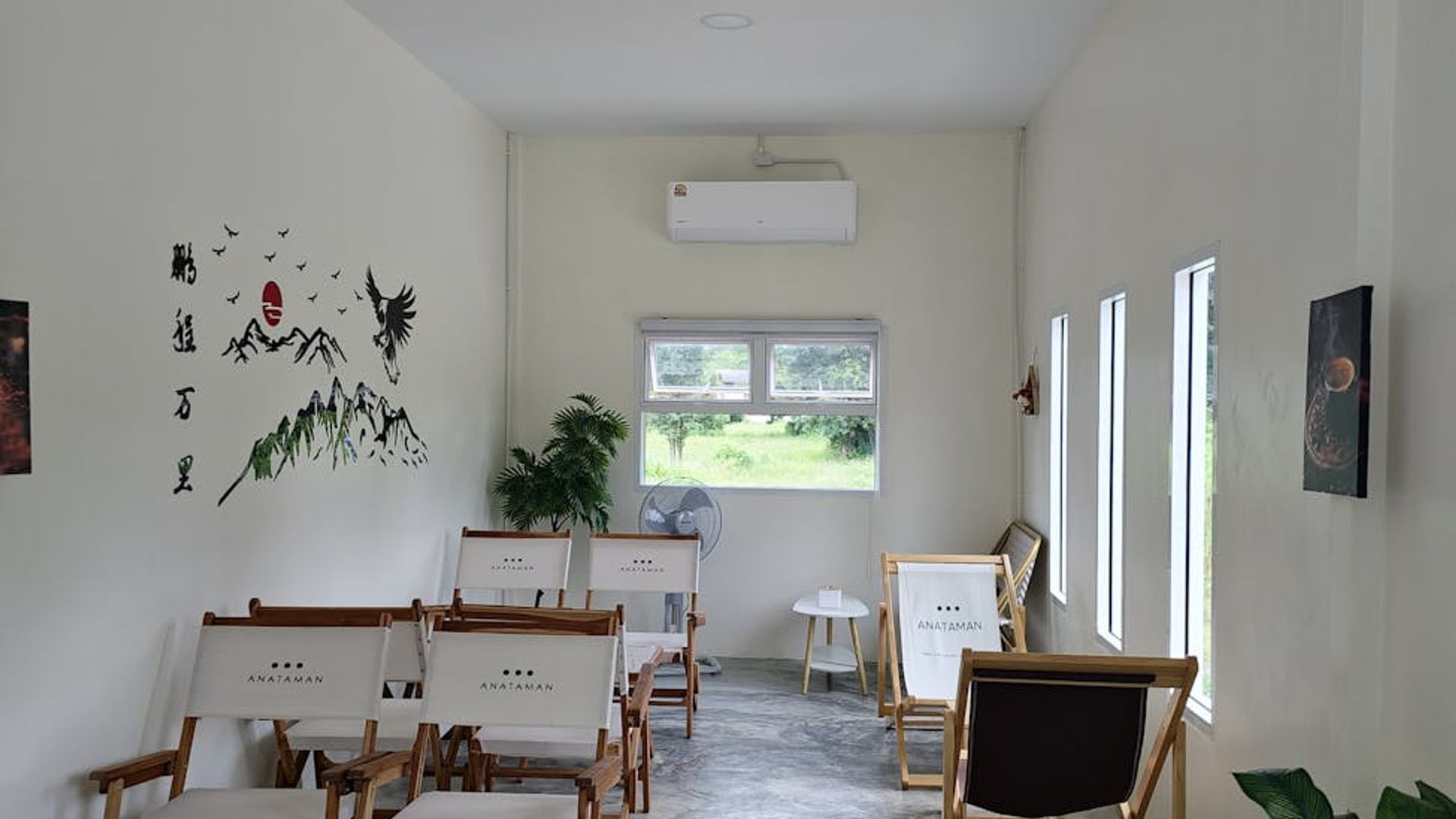 Serene morning light reflecting on a clean modern fitness space